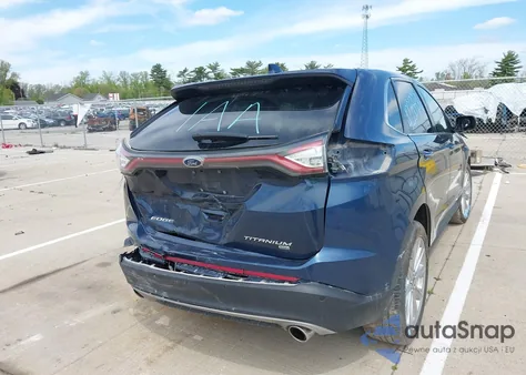 2017 Ford Edge Titanium from USA, damaged, VIN 2FMPK4K82HBB03462